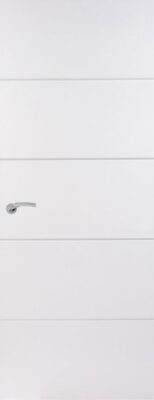 Internal White Premium Moulded Horizontal 4 Line FD60 54mm Smooth Door