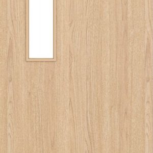 Internal Flush Oak Pre-Finished 08 Glazed FD30 44mm Fire Door