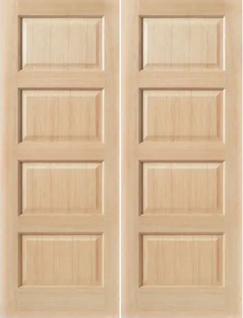Oak Pattern 50 Mersey Rebated Pair Un-Finished - DG