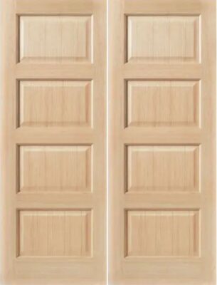 Oak Pattern 50 Mersey Pair NON Rebated Un-Finished - DF