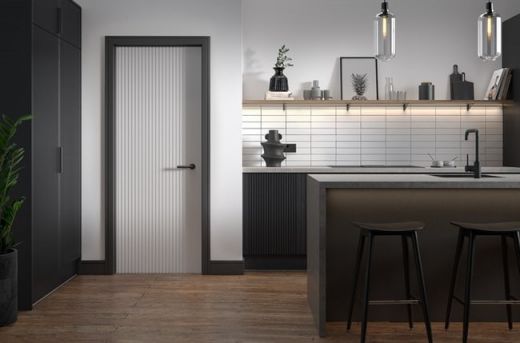 Melbourne White Primed Door - LPD - Image 2