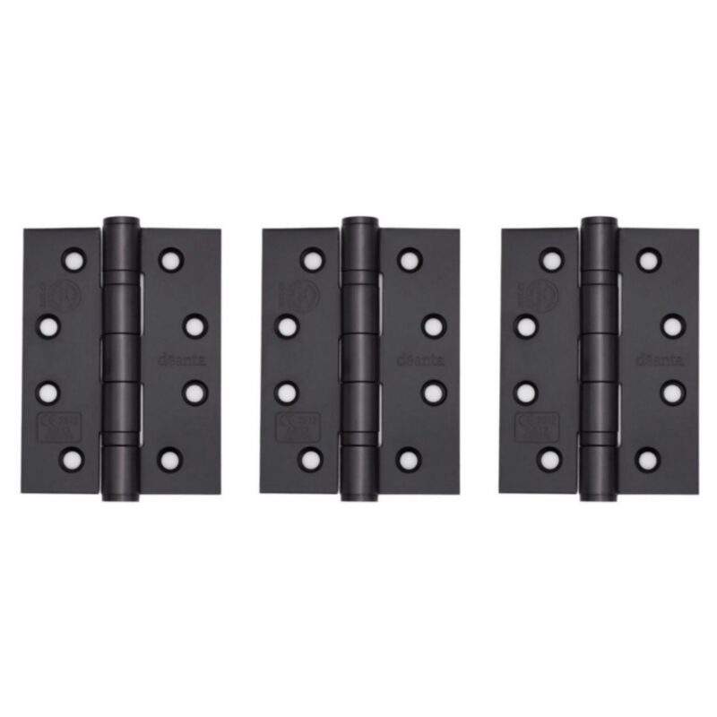 Black Grade 13 CE Ball Bearing Hinge (3 per pack)