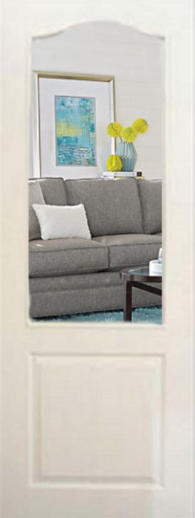 White Classic 1L (CLEAR BEVELLED GLASS) Pre-Finished - DF