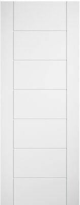 White Pre-Finished Linear 7 Panel FD30 44mm - LPD