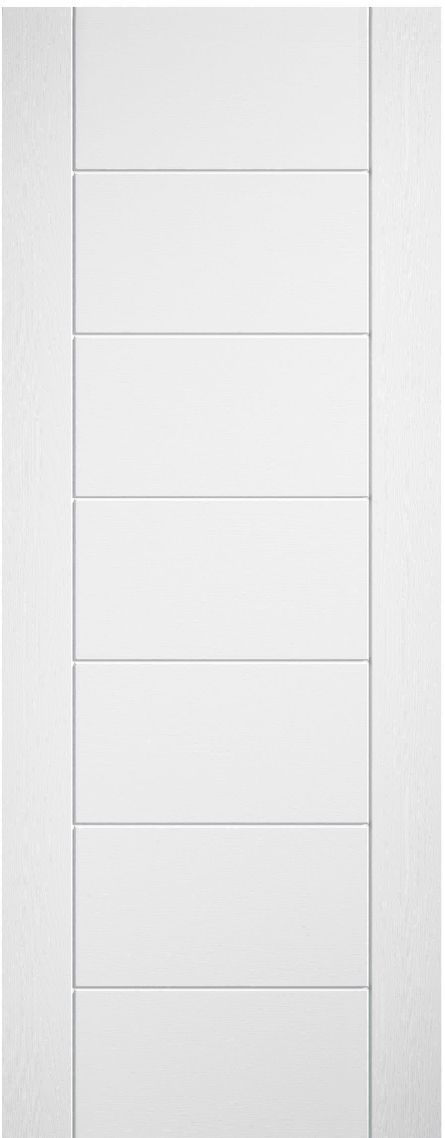 White Pre-Finished Linear 7 Panel FD30 44mm - LPD