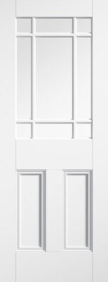 Internal White Primed Downham (CLEAR GLASS) Door