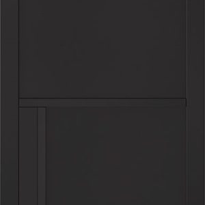 Chelsea Black Pre-Finished Door - LPD