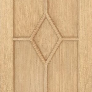 Reims 5P Oak Pre-Finished FD30 44mm Fire Door - LPD