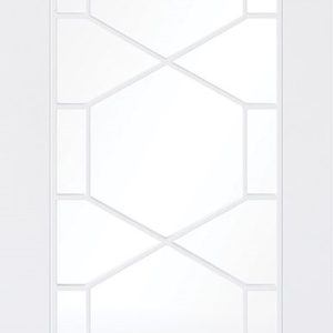 Internal Orly White Primed (CLEAR GLASS) Door