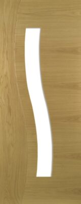Internal Oak Cadiz (CLEAR GLASS) Pre-Finished Door
