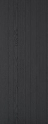 Internal Black Ash Montreal Laminate Pre-Finished FD30 Door LPD