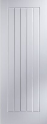 Internal White Primed Newark Woodgrain Door