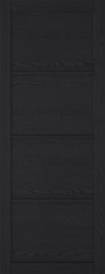 Internal Dark Charcoal Pre-Finished Grained/Textured Soho Solid Core Door - LPD
