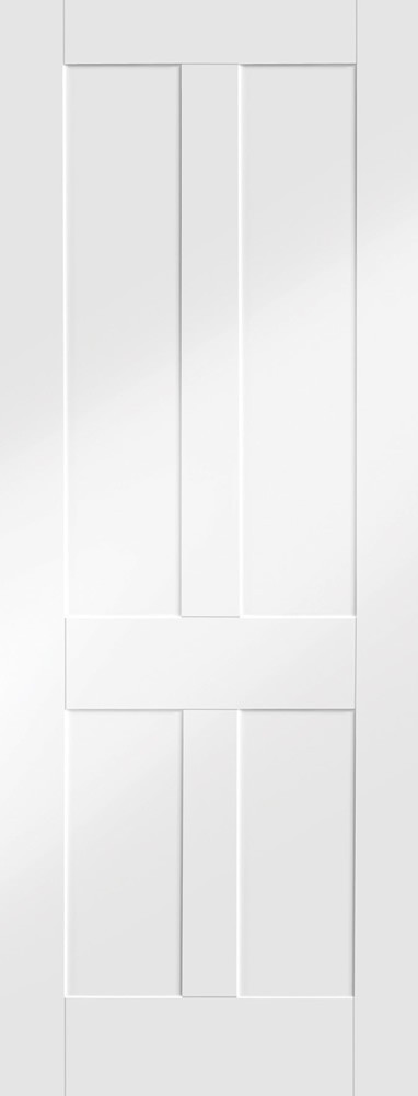 White Primed Victorian Shaker - FD30 - 44mm - XL