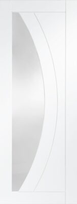 White Primed Salerno (CLEAR GLASS) FD30 44mm - XL