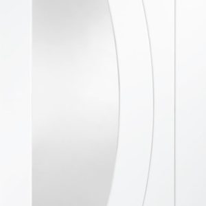 White Primed Salerno (CLEAR GLASS) FD30 44mm - XL