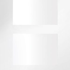 White Primed Shaker 4 Light (CLEAR GLASS) - XL