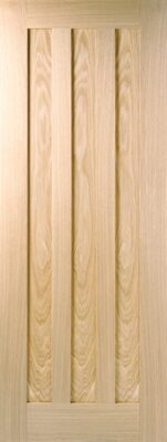 Oak Idaho Pre-Finished FD30 44mm Fire Door - LPD
