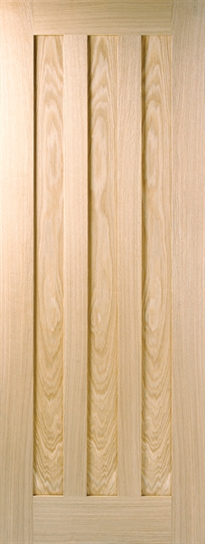 Oak Idaho Un-Finished FD30 44mm Fire Door - LP