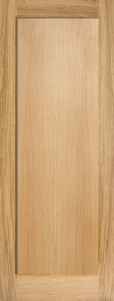 Internal Oak Pattern 10 Un-Finished 1 Panel Solid Core Door