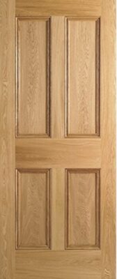 Internal Oak 4P Solid Core Un-Finished Door - LPD