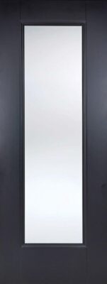 Internal Black Primed Eindhoven (CLEAR GLASS) Door - LPD
