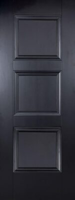 Internal Black Primed Amsterdam Solid Core Door - LPD