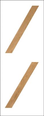 SOLID OAK FRAMED and LEDGED BRACING PACK  - Unfinished - LPD