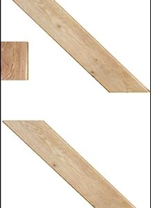 SOLID OAK LEDGED BRACING PACK - Unfinished - LP