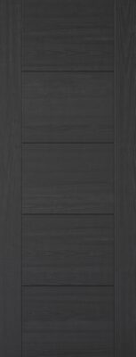 Internal Charcoal Black Vancouver FD30 44mm Solid Core Door Pre-Finished - LPD