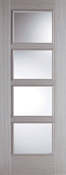 Internal Light Grey Vancouver (CLEAR GLASS) Pre-Finished Solid Core - LPD
