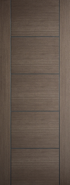 Internal Chocolate Grey Vancouver Solid Core Pre-Finished - LPD