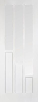 Internal White Primed Coventry (CLEAR GLASS) Solid Core Door