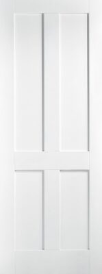 Internal White Primed London Solid Core Door