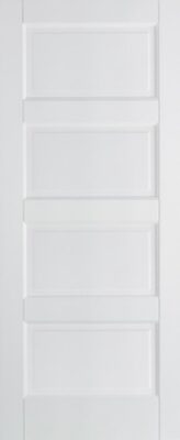 Internal White Primed Contemporary FD30 44mm Fire Door