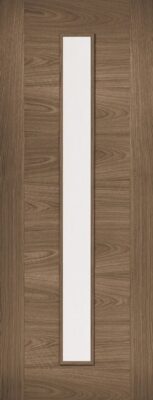 Walnut Sofia CLEAR GLASS - Pre Finished - Solid Core - LPD
