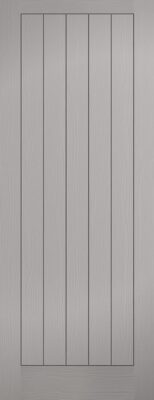 Internal Grey Textured Vertical 5 Panel - Pre Finished - LPD