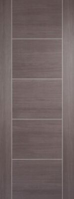 Laminate Medium Grey Vancouver  FD30 - 44mm - Solid Core - Pre-Finished - LPD