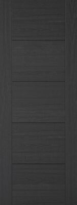 Internal Vancouver Laminate Black Ash Pre-Finished Door - LPD