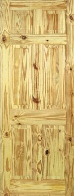 Internal Knotty Pine 6 Panel Door