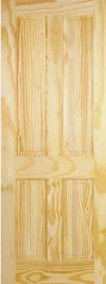 Clear Pine 4 Panel - Solid Core - LPD