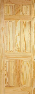 Clear Pine 6 Panel  - Solid Core - LPD