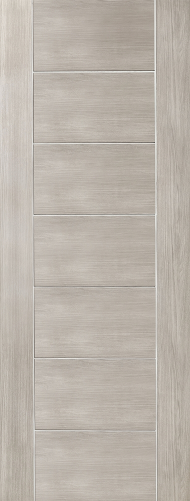 Internal White Grey Laminate Palermo Pre-Finished FD30 Fire Door - XL