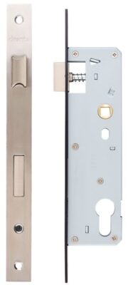 Slim Euro Satin Stainless Steel Sash Lock