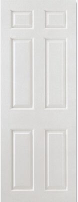 Internal White Primed 6 Panel Smooth FD30 44mm Fire Door
