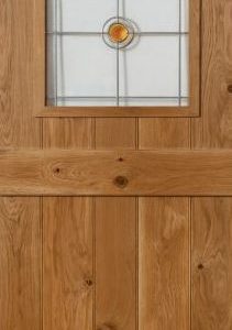Internal Buttermere Glazed Ledged V-Groove Un-Finished Door