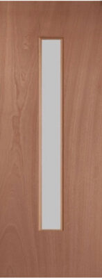 Lipped Timber Blank 29G (CLEAR GLASS) FD60 54mm Fire Door - MB
