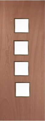 Timber Core Blank 22G (OBSCURE GLASS) FD30 44mm Fire Door - MB