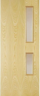 Ash Real Wood Veneer (CLEAR GLASS) 05 - FD60 - 54mm - MB