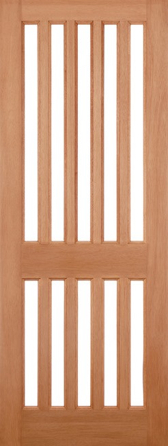 External Hardwood Windsor Un-Glazed (NO GLASS) Un-Finished M&T Door